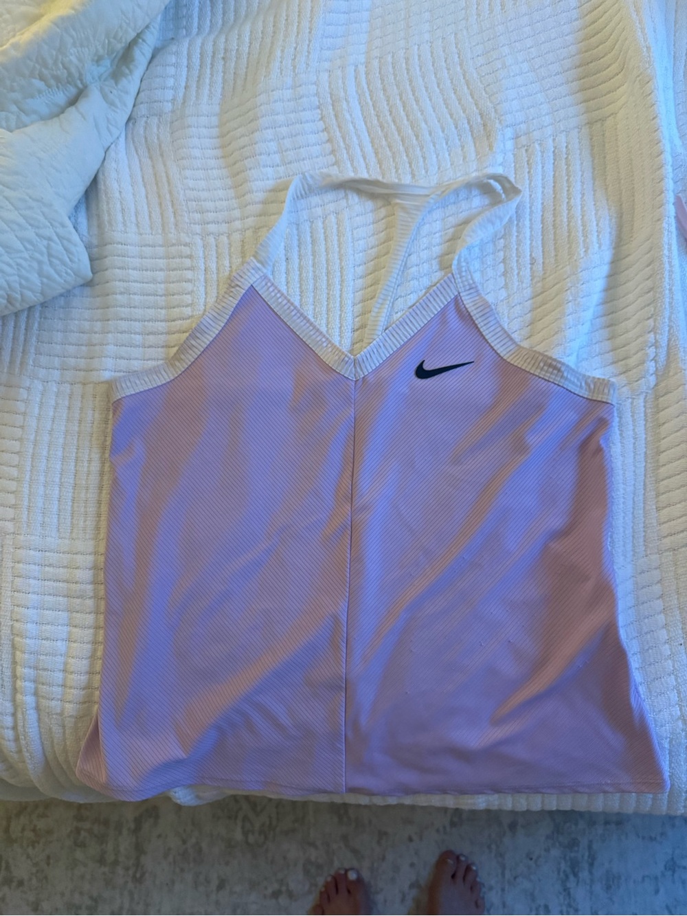 Nike Lavender Athletic T-strap Back